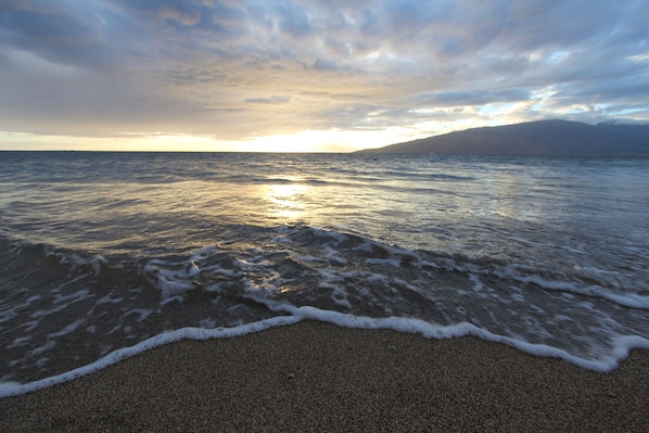 Beach in front of Maui Sunset. 