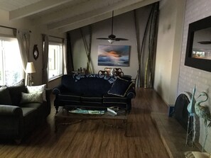 The living room