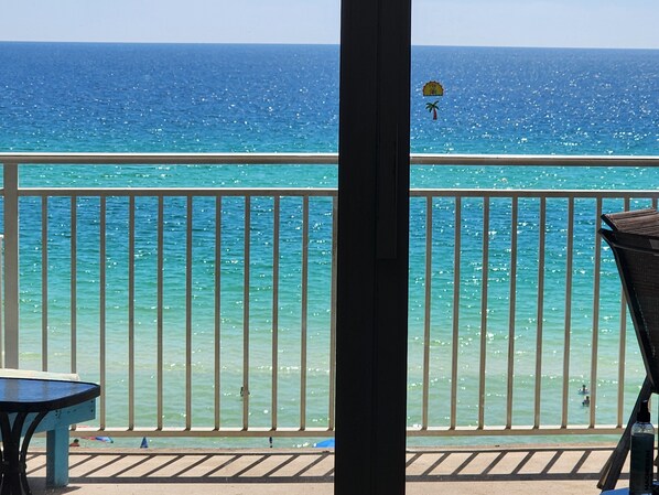 View from condo.Set on the balcony and enjoy, sunrise, sunset, dolphins, Sands