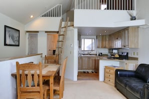 Living room and loft
