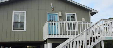 Front door of the pelican's nest
