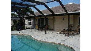 Pool and partially-covered Lanai