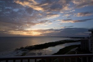 Sunset From Your Private Balcony. 11th Floor makes the view simply stunning!