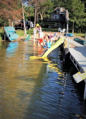 Kids Safe Beach With Water Slide