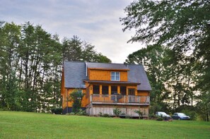 Back yard and screened in porch