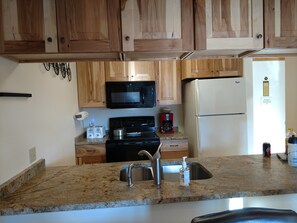 Kitchen from dining area