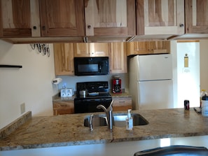 Kitchen from dining area