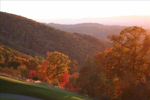 Fall Sunset from Top of the Mountain