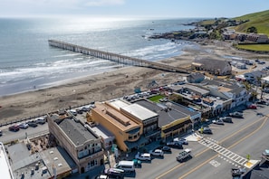 This amazing oceanfront Cayucos Loft is one of the most exclusive spots in town