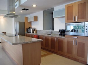 Induction Cook-top, Oven, Microwave, Water Filter, Ice-Maker, Coffee Maker, Toaster, Blender