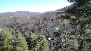View from deck in the summer