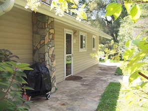 Main entrance and grill
