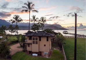The Hanalei Beach House on Hanalei bay