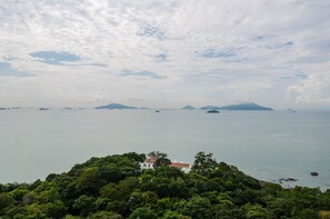 Full panoramic view from apartment balcony