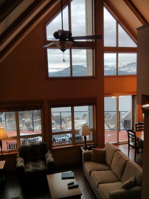 view from the stairs