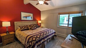 Beaver Creek West Condo J4 Master bedroom with King bed