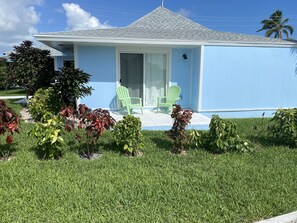 Side of Villa - Post Hurricane Dorian