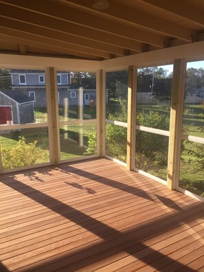 Screen enclosed porch