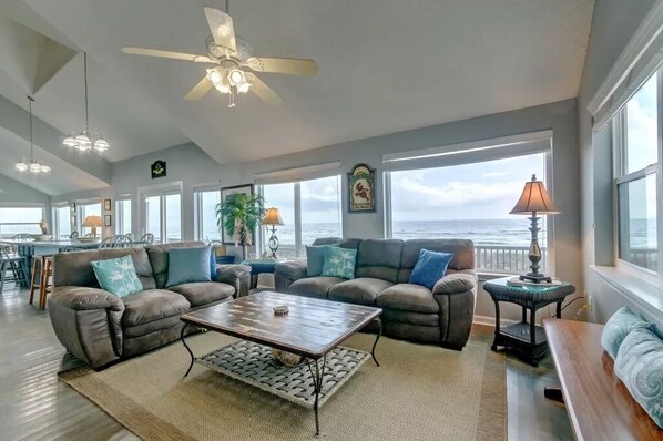 Gulf views from the entire main area