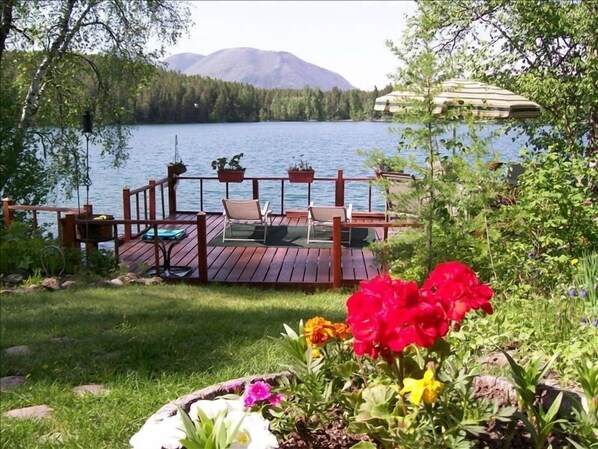 View from back deck of the house