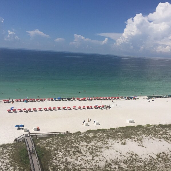 Gulf of Mexico view from 11th floor balcony