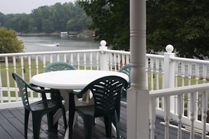 Uncovered Back Porch with Views