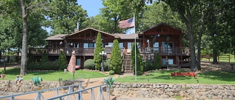 View from dock to house