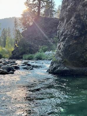 On two acres- Beautiful section of our property that will melt your stress away.