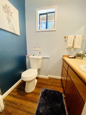 En-suite private restroom