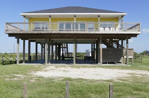 Welcome to Barney's Beach House with a deck that completely surrounds the house
