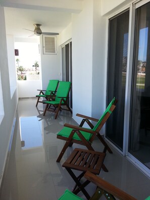 Ample terrace.