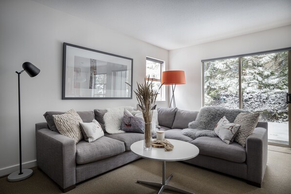Bright and cozy living space