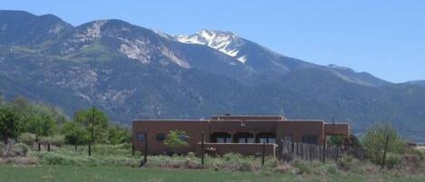 High Mesa Cottage has great views in all directions. This is looking East.