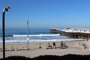 Lounge, sit or dine from the common area patio while enjoying the ocean breeze 