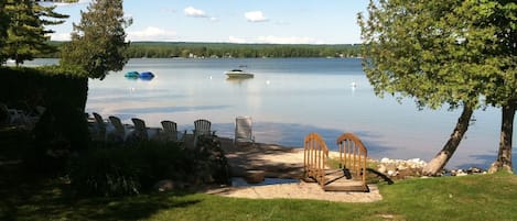 View from your master bedroom window and patio