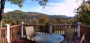 Fall view from our deck during fall season. What an amazing sight!