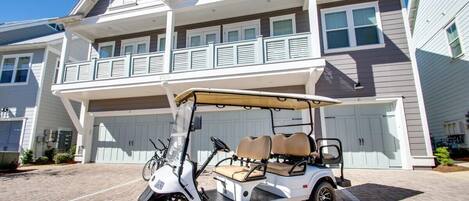 Golf Cart and 3 Bikes Available!