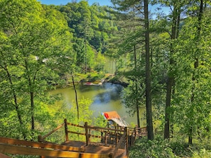 Surrounded by nature, the clean water is a few steps away
