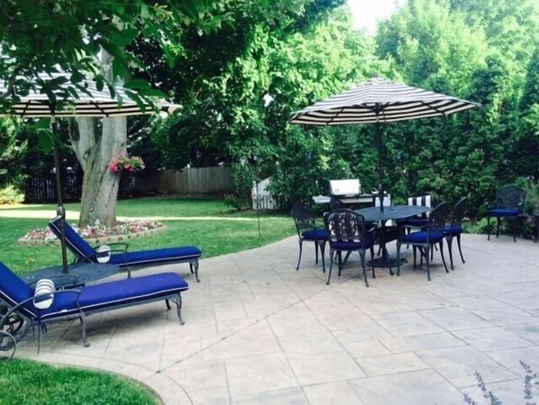 Amazing backyard, lots of space for enjoying summer fun!