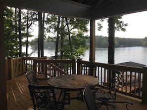 one view from covered deck
