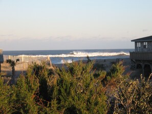 View from Deck - winter surf