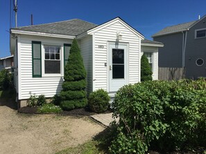 Front of the cottage