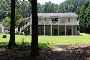 Lake side of the house.