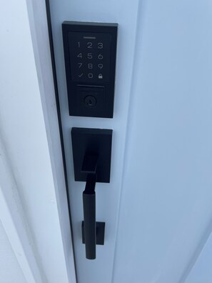 Keyless entry front door