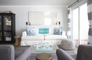 Deep, comfy, slipcovered sofa bed in Great Room.
-Azul 30A
