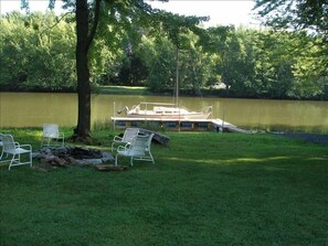 Firepit and dock