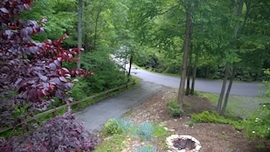 Springtime view from deck. 