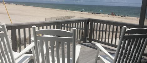 Deck with ocean breezes and view