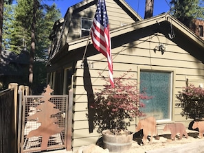 Easy paved front door entry