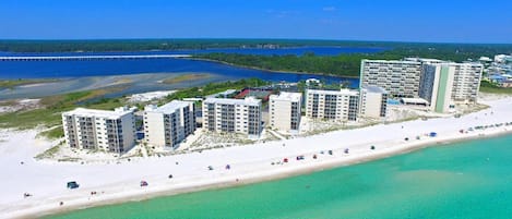 Pinnacle Port Resort Condos- Beach Front & Lake behind